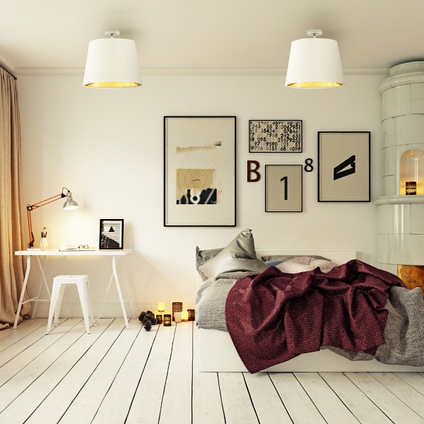 Plafon pokojowy KAIR GOLD  Lysne