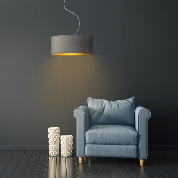 Oświetlenie pokojowe wiszące HAJFA GOLD fi - 30 cm  Lysne