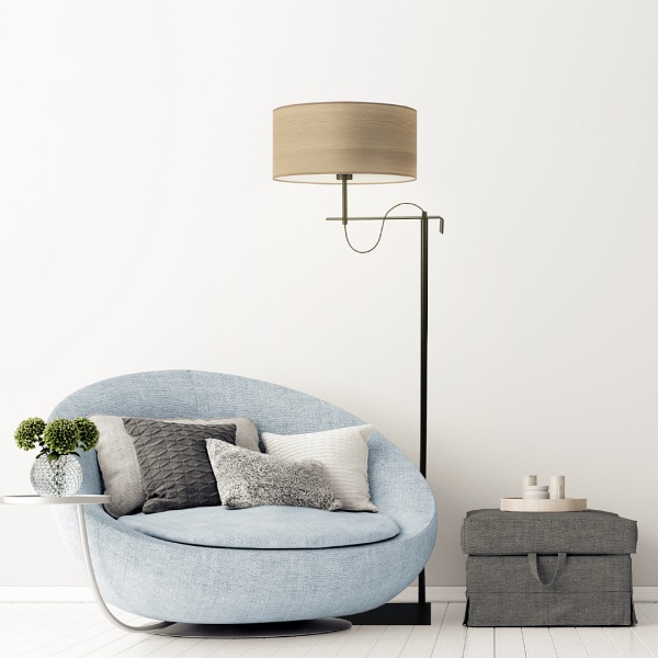 Lampa podłogowa do sypialni KAMERUN ECO  Lysne