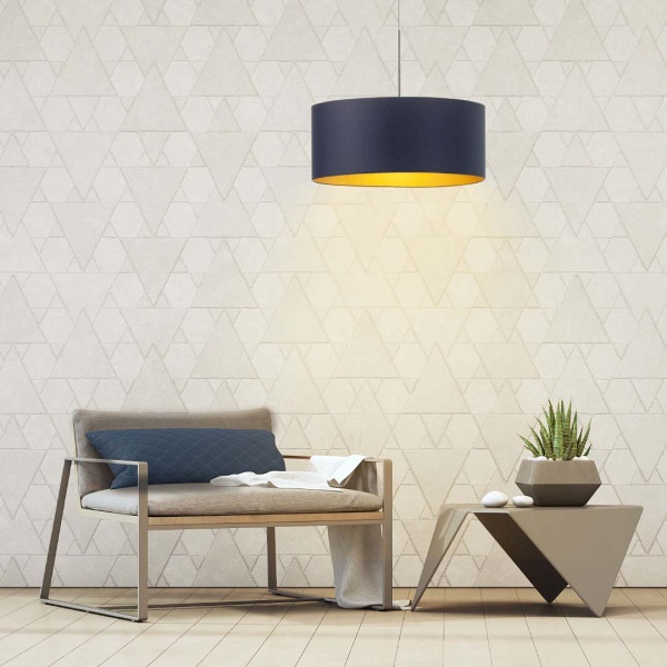 Żyrandol nowoczesny do pokoju SINTRA GOLD fi - 50 cm  Lysne