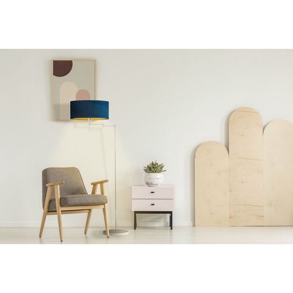 Lampa z włącznikiem nożnym CANCUN VELUR  Lysne