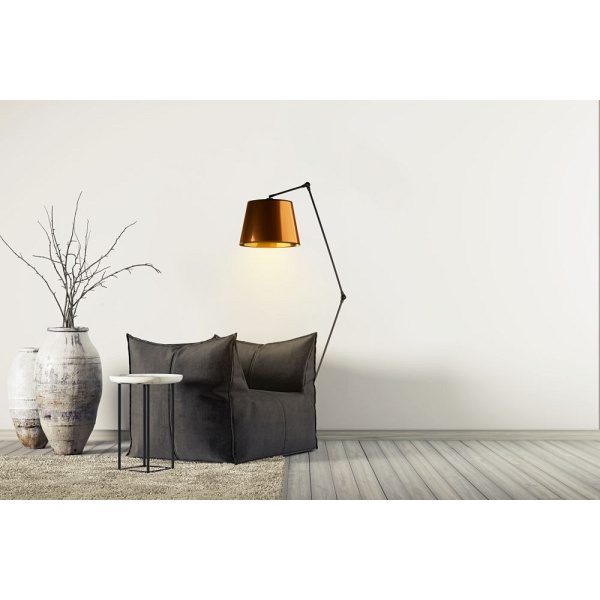 Lampa stojąca do salonu MANILA MIRROR  Lysne