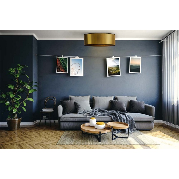 Żyrandol pokojowy DUBAJ MIRROR fi - 50 cm  Lysne