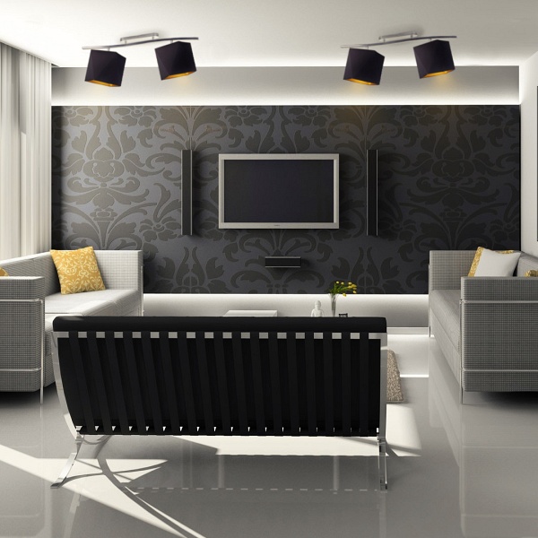 Plafoniera do salonu CORONA GOLD  Lysne