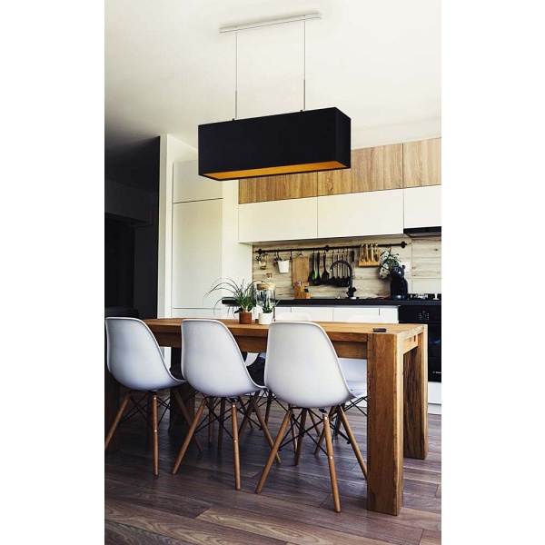 Lampa wisząca do jadalni MILOS GOLD  Lysne