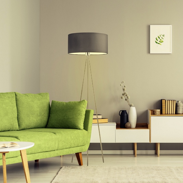 Lampa Nowoczesna  do salonu z włącznikiem nożnym SEWILLA   Lysne