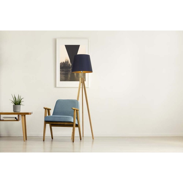Lampa podłogowa trójnóg ARUBA GOLD  Lysne