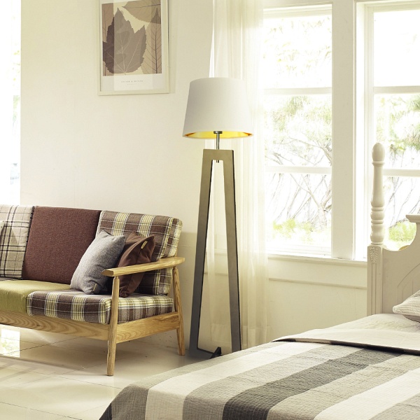 Lampa podłogowa KOS GOLD  Lysne