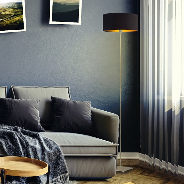 Lampa podłogowa MEKSYK GOLD  Lysne