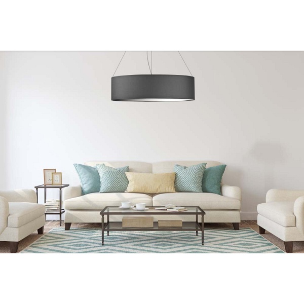 Lampa Designerska  wisząca PORTO fi - 100 cm - kolor biały  Lysne