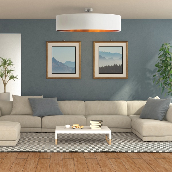 Żyrandol do pokoju GRENADA GOLD fi - 80 cm  Lysne