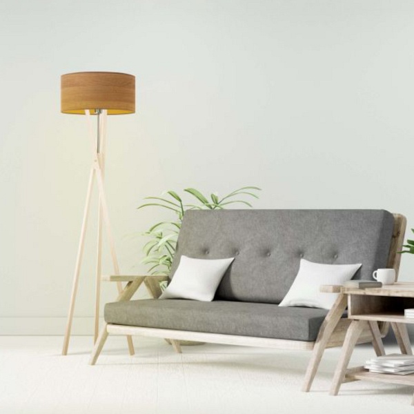 Lampa podłogowa w stylu skandynawskim ELX ECO  Lysne