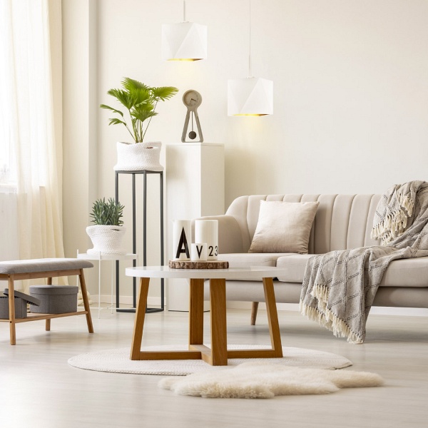 Lampa wisząca do pokoju KOBE GOLD  Lysne