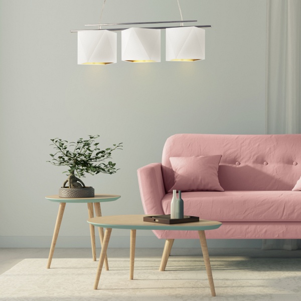 Żyrandol Nowoczesny żyrandol pokojowy MALIBU GOLD  Lysne