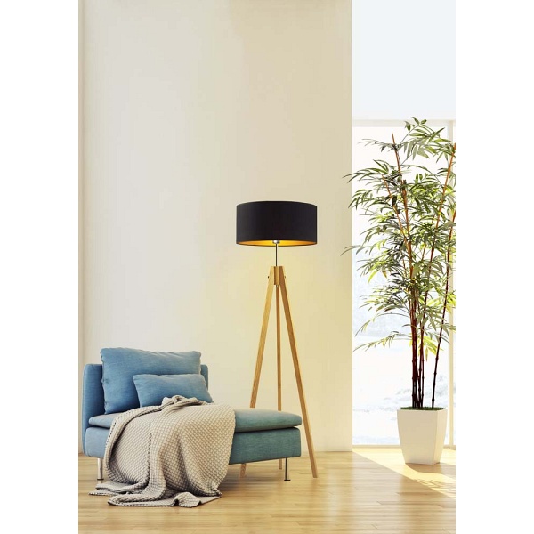 Lampa stojąca do pokoju HAITI GOLD  Lysne
