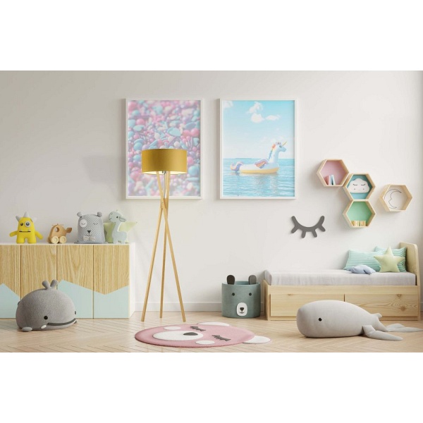 Lampa podłogowa dziecięca ELX  Lysne
