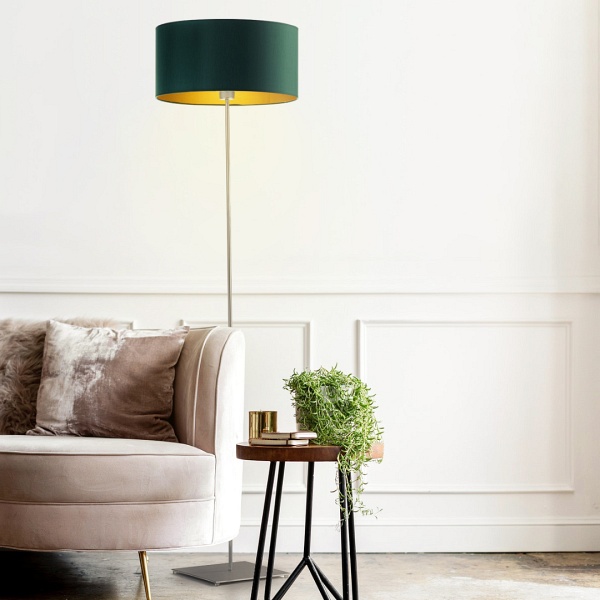 Lampa podłogowa do salonu SOFIA GOLD  Lysne