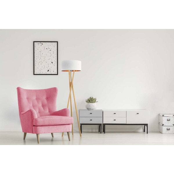 Lampa Dekoracyjna  stojąca do salonu ELX GOLD  Lysne