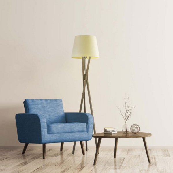 Lampa Nowoczesna  do salonu z włącznikiem nożnym ANDORA  Lysne