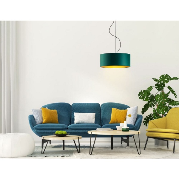 Lampa Nowoczesna  sufitowa HAJFA GOLD fi - 60 cm  Lysne