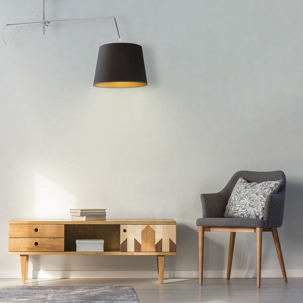 Lampa wisząca do salonu OVIEDO GOLD  Lysne