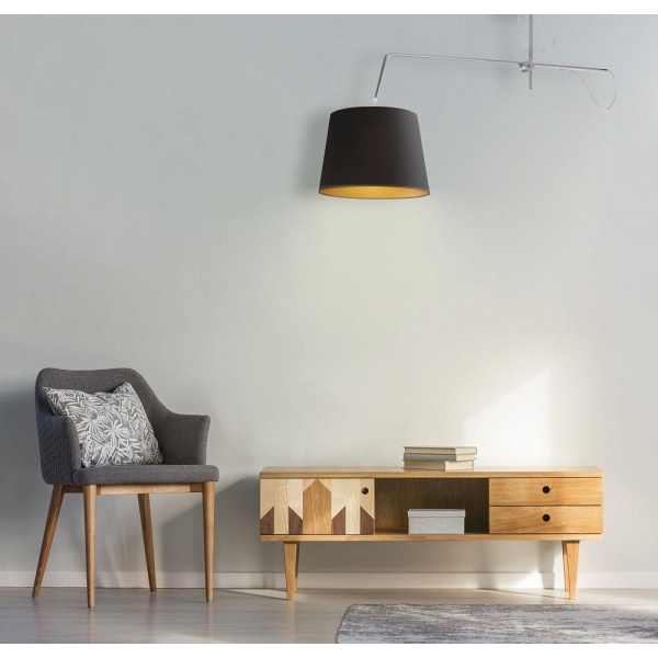 Lampa wisząca do salonu OVIEDO GOLD  Lysne