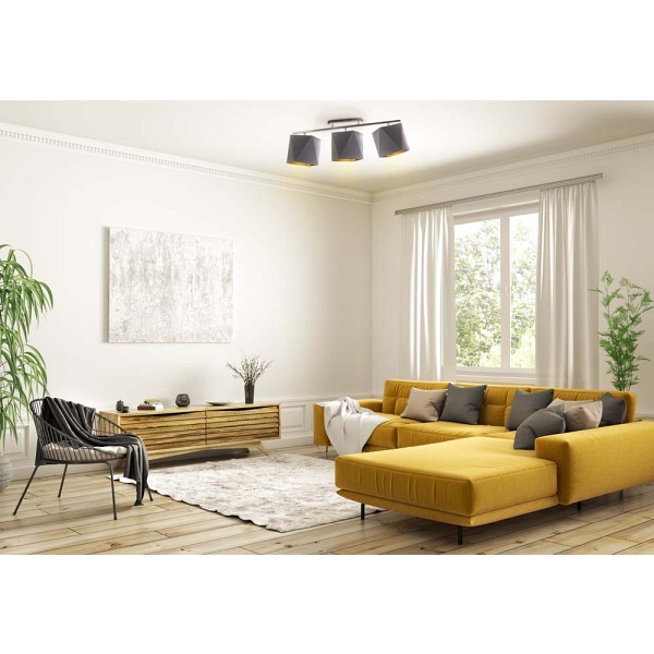 Oświetlenie sufitowe DETROIT GOLD  Lysne