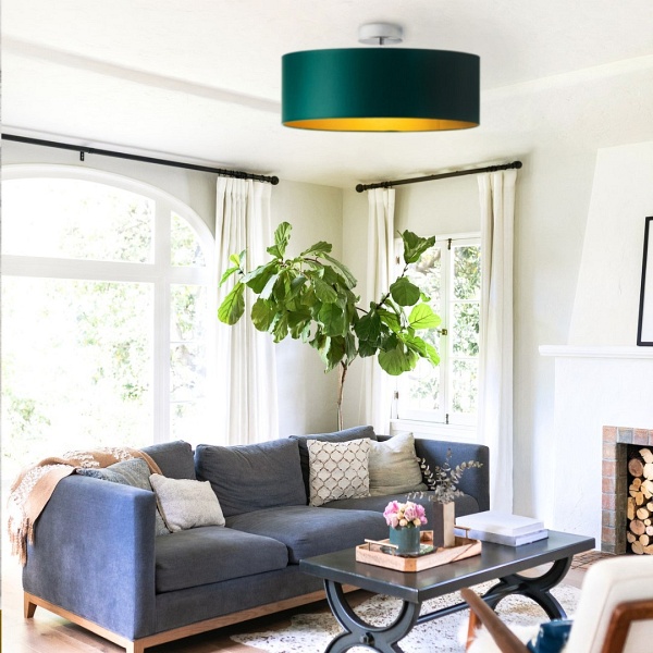 Plafon Lampa owa WENECJA GOLD fi - 40 cm   Lysne