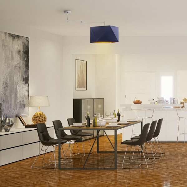 Lampa do salonu sufitowa HARBIN GOLD  Lysne