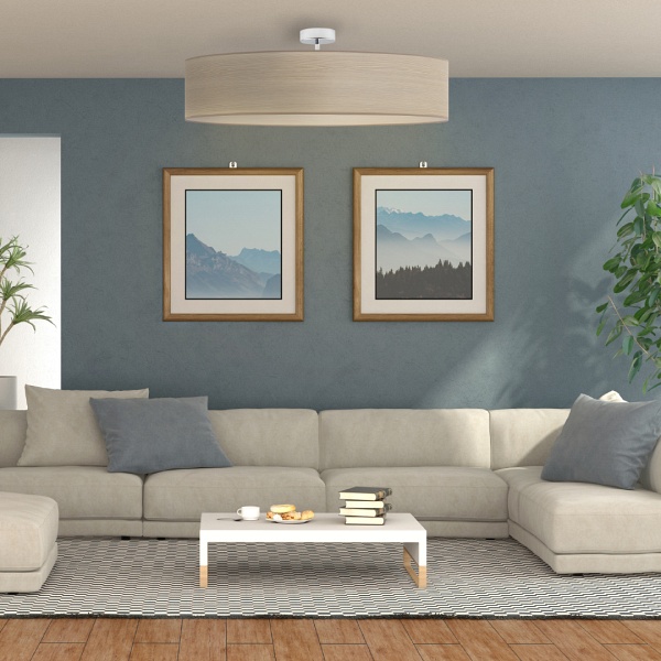 Żyrandol GRENADA ECO fi - 80 cm ECO - kolor dąb bielony  Lysne