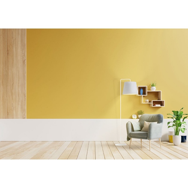 Lampa Biała  podłogowa do sypialni RIJAD  Lysne