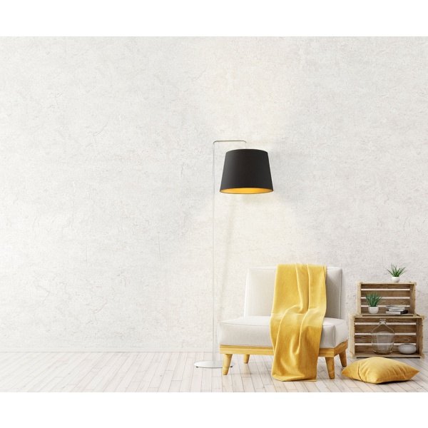 Lampa Designerska  stojąca do sypialni RIJAD GOLD  Lysne