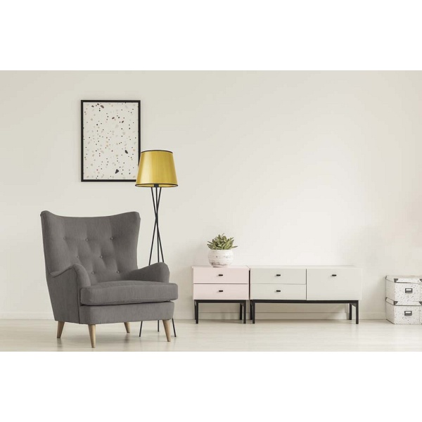 Lampa stojąca typu tripod TOKIO MIRROR  Lysne