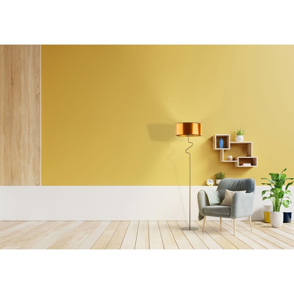 Lampa Czarno złota  stojąca TESALLIA MIRROR  Lysne