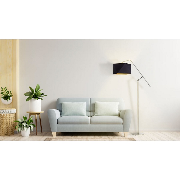 Lampa Stylowa  stojąca do sypialni COLMA GOLD  Lysne