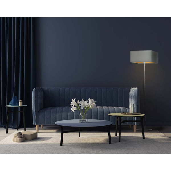 Lampa podłogowa do czytania PRAGA GOLD  Lysne