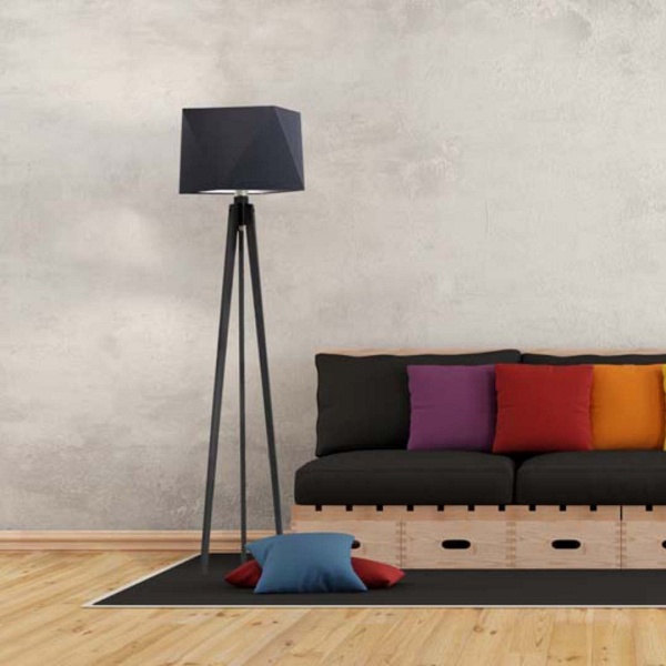 Lampa Nowoczesna  podłogowa do salonu BOMBAJ  Lysne