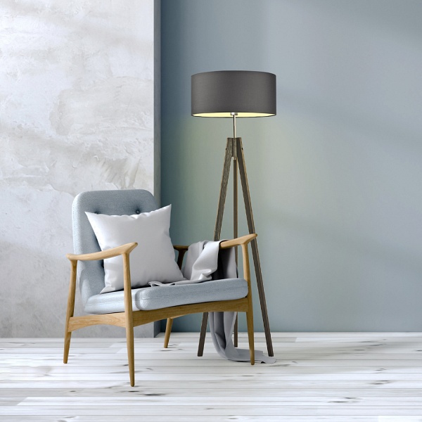 Lampa stojąca z kloszem HAITI  Lysne