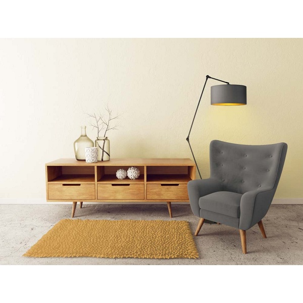 Lampa podłogowa z regulowanym ramieniem BARI GOLD  Lysne