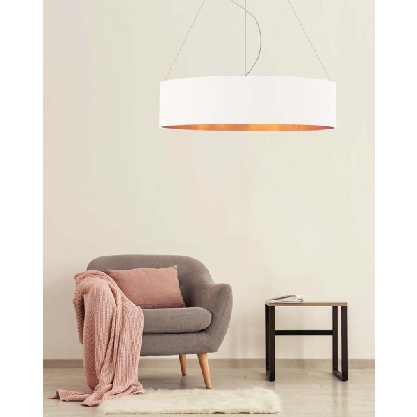Lampa Duża  wisząca PORTO GOLD fi - 100 cm   Lysne