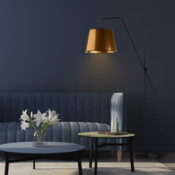 Lampa Ekskluzywna  stojąca do salonu VIGO MIRROR  Lysne