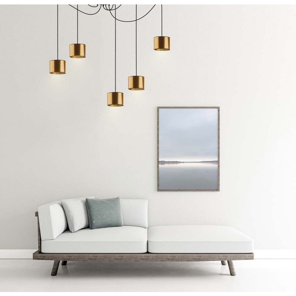 Lampa wisząca do salonu WAIKIKI W5 MIRROR  Lysne