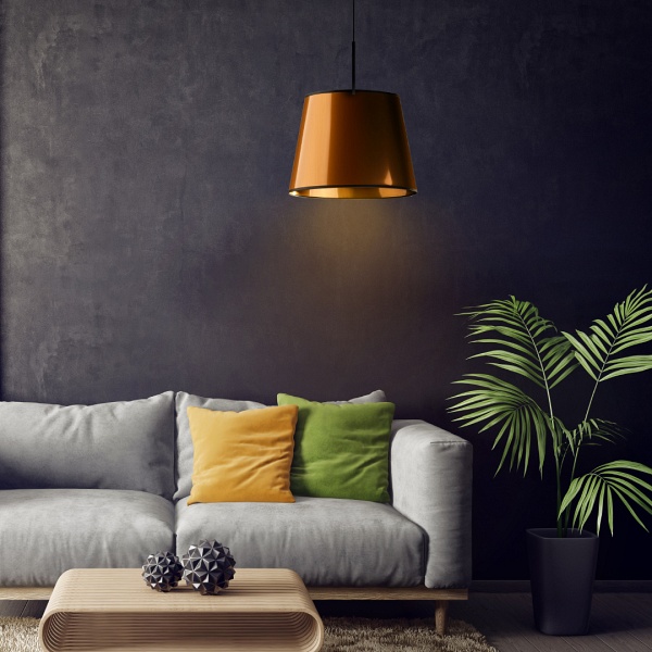 Lampa Nowoczesna  wisząca do salonu SARI MIRROR  Lysne