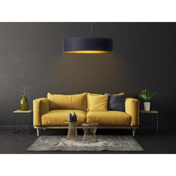 Lampa wisząca do salonu PORTO GOLD fi - 100 cm   Lysne