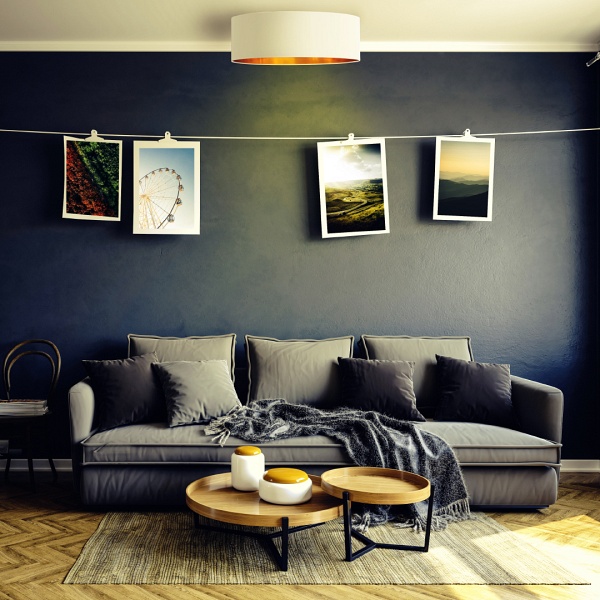 Plafon sufitowy DUBAJ GOLD fi - 50 cm  Lysne