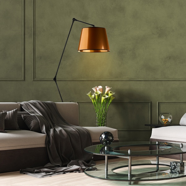 Lampa stojąca do salonu MANILA MIRROR  Lysne