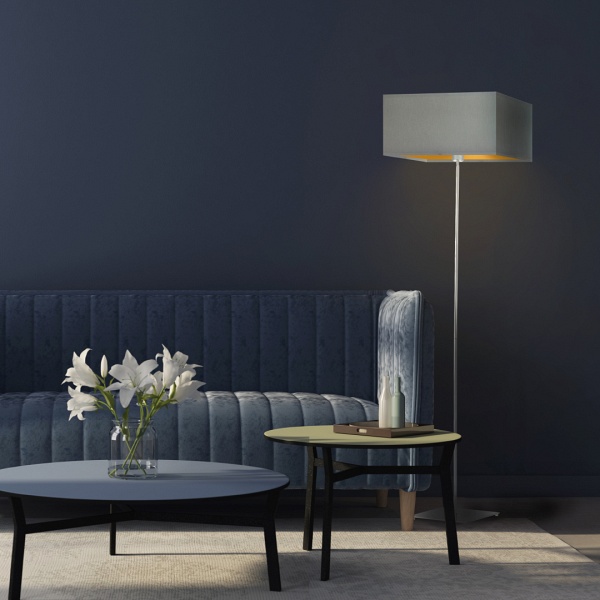 Lampa podłogowa do czytania PRAGA GOLD  Lysne