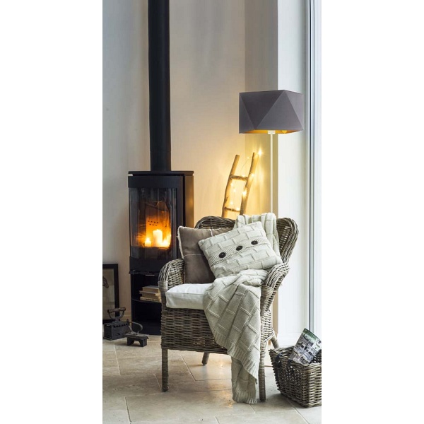 Oświetlenie podłogowe do salonu ANKARA GOLD  Lysne