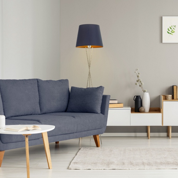 Oświetlenie podłogowe do salonu TOKIO GOLD  Lysne