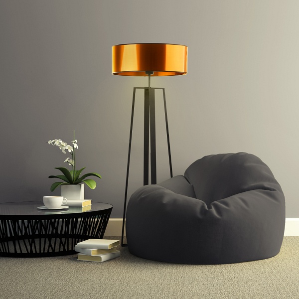 Lampa stojąca do salonu MOSS MIRROR  Lysne